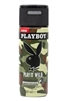 Playboy PLAY IT WILD 24H Deodorant Body Spray for Him, Skin Touch Innovation 0% Aluminum Salts  150 ml