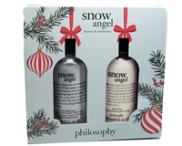 Philosophy SNOW ANGEL 2pc Gift Set: Shampoo Shower Gel & Bubble Bath 8 fl oz, Body Lotion 8 fl oz