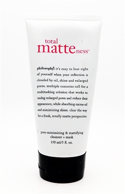 Philosophy Total Matteness Pore-Minimizing & Mattifying Cleanser + Mask 5 Fl Oz.