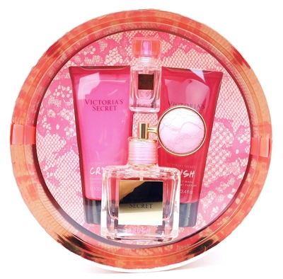Victoria's Secret CRUSH Set: Eau de Parfum 1.7 Fl Oz., Fragrance Lotion 3.4 Fl Oz., Fragrance Wash 3.4 Fl Oz.