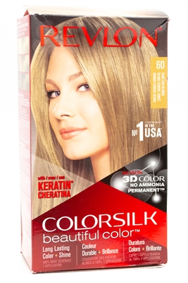 Revlon ColorSilk Beautiful Color 60 Dark Ash Blonde,  one application