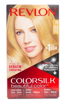 Revlon ColorSilk Beautiful Color; 74 Medium Blonde one appliction