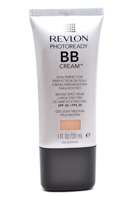 Revlon ColorStay PhotoReady BB Cream Skin Perfector  SPF30,  020 Light Medium  1 fl oz