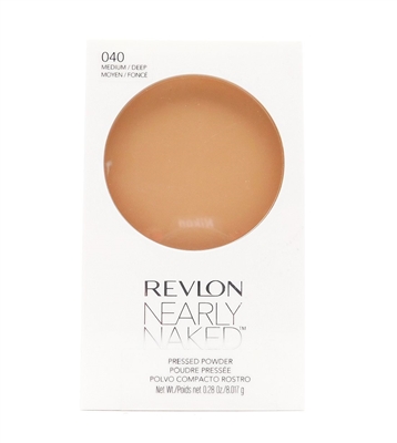 Revlon Nearly Naked Pressed Powder 040 Medium/Deep .28 Oz.