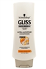 ShwartzKopf GLISS Ultra Moisture Hair Conditioner for Dry Stressed Hair  13.6 fl oz