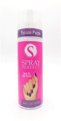 Spray Perfect Spray On Nail Polish Passion Purple 1.3 Oz.