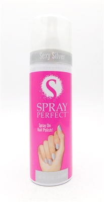Spray Perfect Spray On Nail Polish Sexy Silver 1.3 Oz.