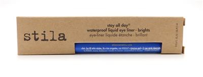 Stila Stay All Day Waterproof Liquid Eye Liner- Brights Cobalt .016FlOz.