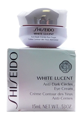 Shiseido White Lucent Anti-Dark Circles Eye Cream .53 Oz.