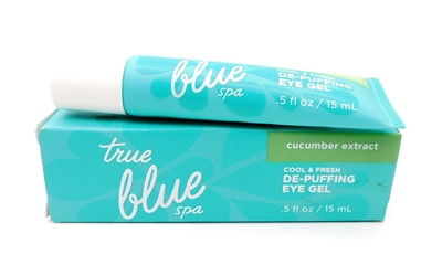True Blue Spa Cool & Fresh De-Puffing Eye Gel Cucumber Extract .5 Fl Oz.