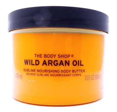 The Body Shop Wild Argan Oil Sublime Nourishing Body Butter 13.5 Oz.