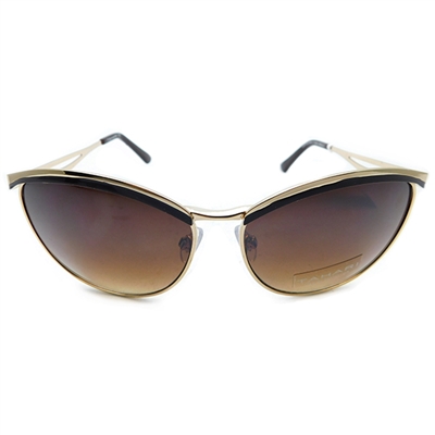 TAHARI Sunglasses UNTH0706-A TH693 BRGLD Brown/Gold