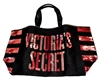 Victoria's Secret Limited Edition Black Canvas and Sequin Large Tote Bag