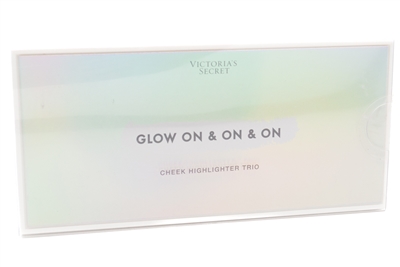 Victoria's Secret GLOW ON & ON & ON Cheek Highlighter Trio  11oz each (33oz total)