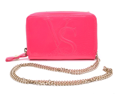 Victoria's Secret Pink Crossbody Clutch/Wallet/Phone Case Purse with Chain