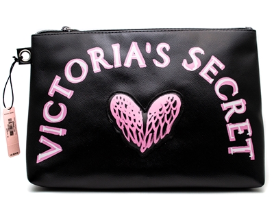 Victoria's Secret Wings Zippered Bag with Loop for Optional Wristlet Strap