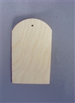 Lynne Andrews tag wooden cutout