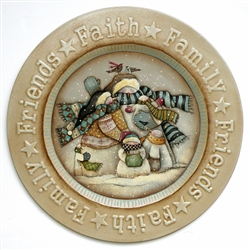 Lynne Andrews Faith, Family, Friends Plate Pattern Packet.