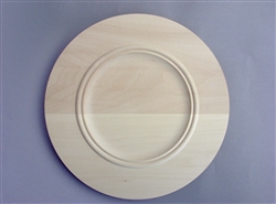 Lynne Andrews 10 '' round wooden plate