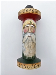 Lynne Andrews Schoolhouse Santa Spool Pattern Packet