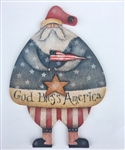 God Bless America Fat Santa E-Pattern