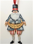 Uncle Sam Ornament of the month E-Pattern