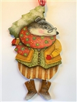 Badger Ornament of the month E-Pattern