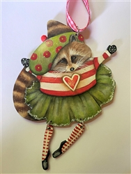 Rebekah Raccoon Ornament of the month E-Pattern