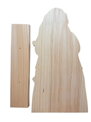 Large Snowman Wood Cutout