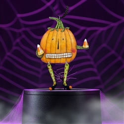 Carmine Candy Corn Paper Pattern
