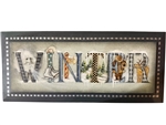Winter Plaque Paper Pattern