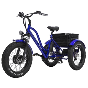 Florence Fat Tire 500W 48V (v3) with Hydraulic Brakes (Blue)