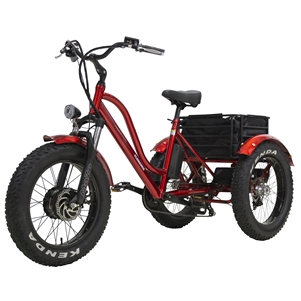 Florence Fat Tire 500W 48V (v3) with Hydraulic Brakes (Red)