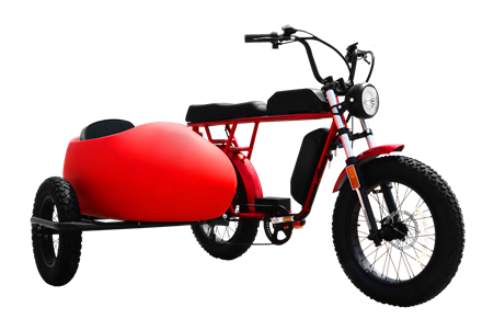 Phoenix w/ sidecar 48V, 500W (Red)