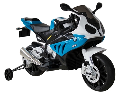 BMW S1000RR Kids Electric Ride On Motorcycle - Blue