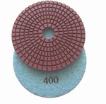 4 inch wet polishing pad, grit 400