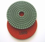 4 inch wet polishing pad, grit 1500