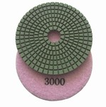 4 inch wet polishing pad, grit 3000