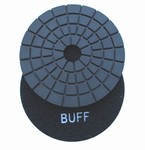 4 inch wet polishing pad, buff pad, black