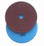 5 inch wet polishing pad, grit 400