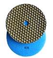 7" Premium Dry Polishing Pad, 400 Grit