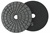 4 inch Edge Polishing Pad, Velcro Back, Black Buff