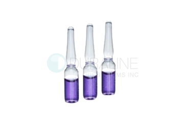 Self-Contained Spore Ampoules to Monitor Liquid Steam Sterilization, Log 4 spore population, Size:  47mm X 10.6mm x 1ml (volume), 50/box