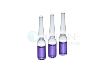 Self-Contained Spore Ampoules for Monitoring Liquid Steam Sterilization, with Log 6 spore population, Size:  47mm X 10.6mm x 1ml (volume), 50/box plus 10 negative controls