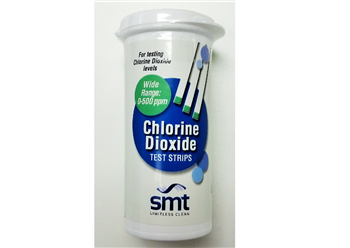 Chloride Dioxide SMT Wide Range PPM Test Strips, 50/bottle