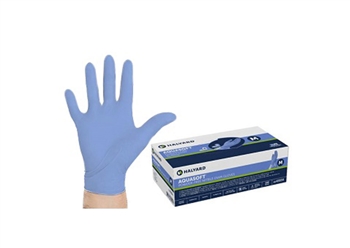 Halyard AQUASOFT Blue Nitrile Exam Gloves