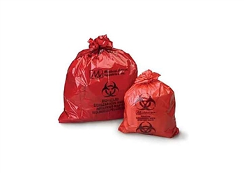 Infectious Waste Bags, Red DOT CFR 49 173-197,