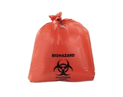 Plasdent Biohazard Can Liner Red 10 Gallon