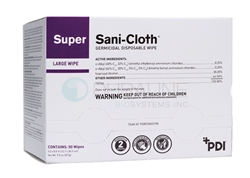 Super Sani-Cloth Prime Germicidal Disposable Wipe PDI H04082