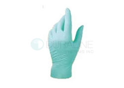 Blossom Nitrile Exam Gloves, Latex-Free, Powder-Free, Non-Sterile, Teal Blue, Textured Fingers, 100/Box Small BM 45226